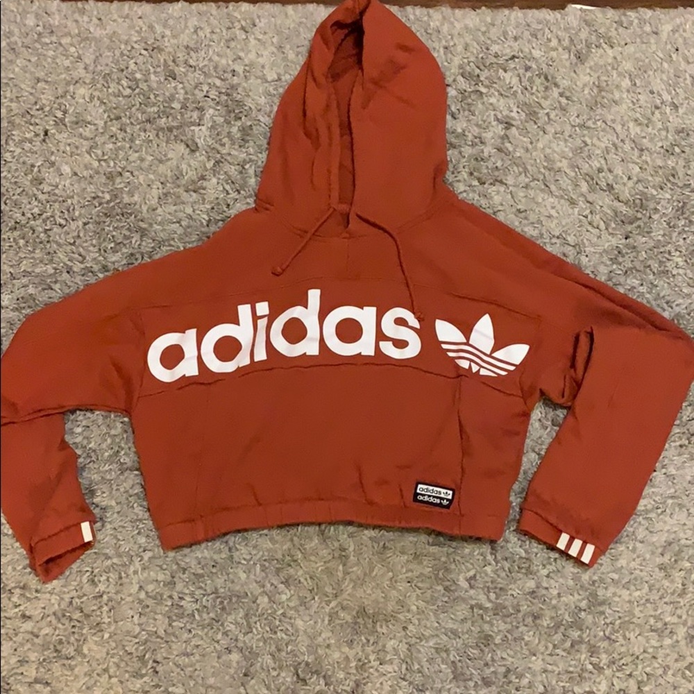 Adidas crop hoodie